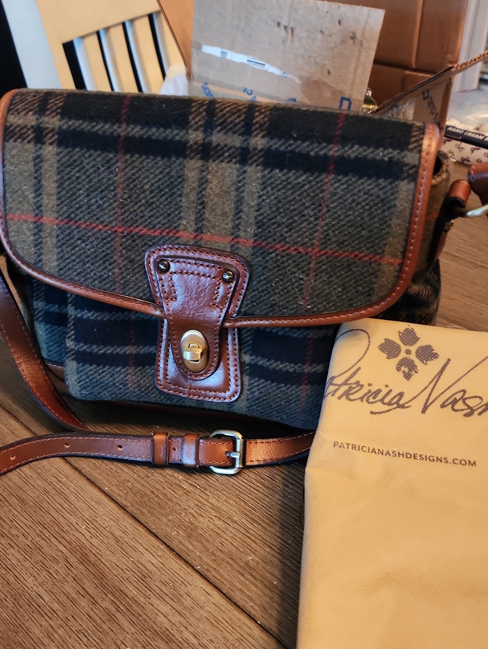 Patricia Nash Jackson Tartan Crossbody